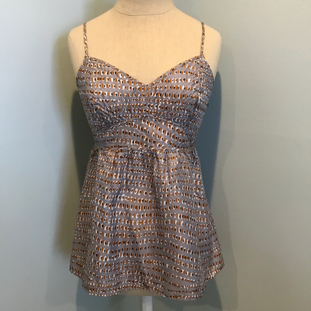 Madewell Broadway & Broome Empire Waist Silk Top